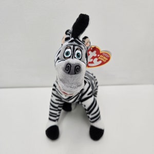 Ty Beanie Baby “Marty” the Zebra - Madagascar 2 (7 inch)