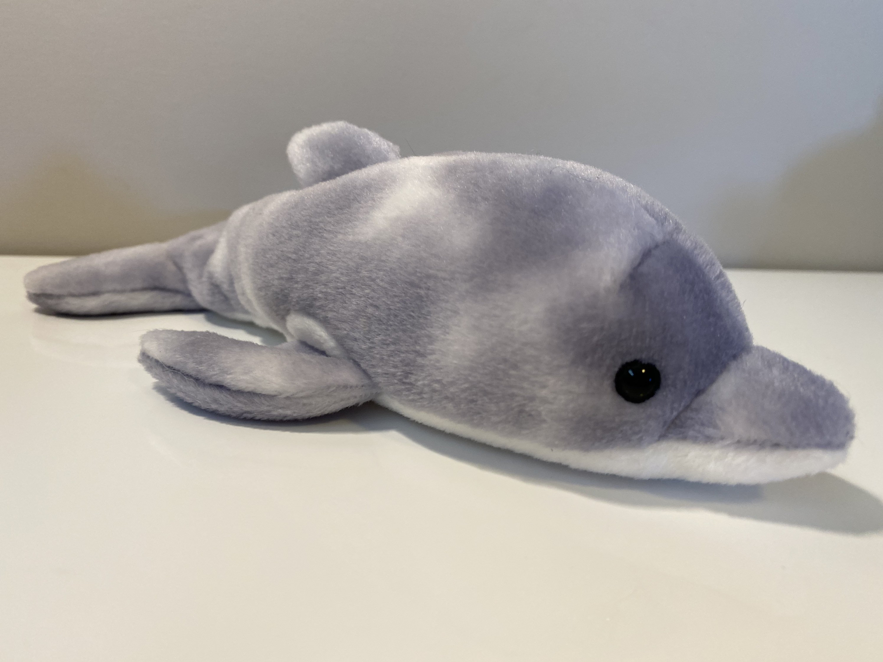 ONWAAR naaimachine eer TY Beanie Baby Starboard de Dolfijn Rare 8 - Etsy België