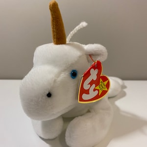 Ty Beanie Baby “Mystic” the Brown Horned Unicorn (8 inch)