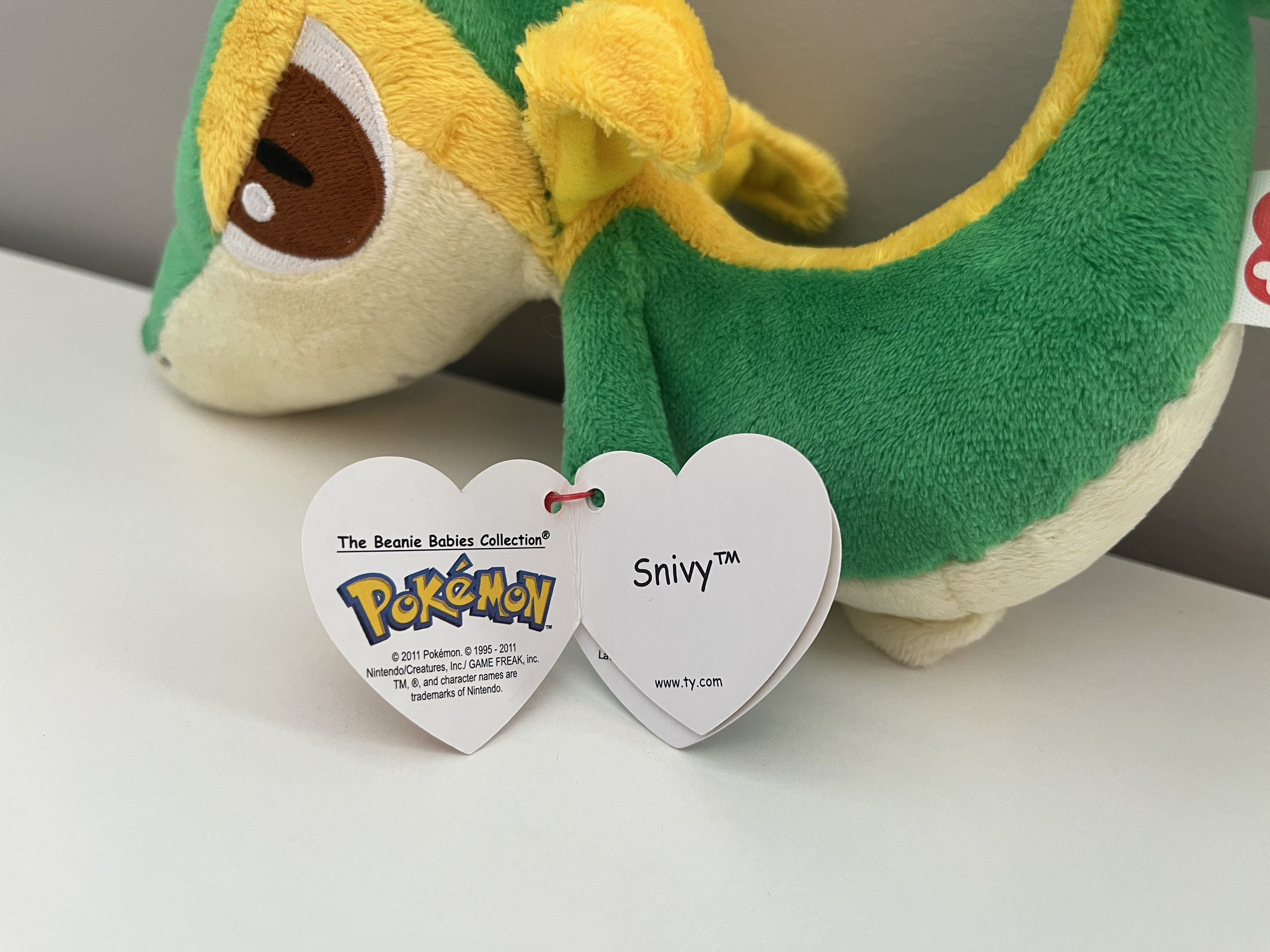 Ty Beanie Baby snivy From Pokémon Black & White UK -  Israel