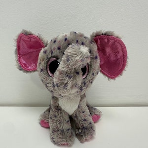 « Specks » l'adorable éléphant de Ty Beanie Boo - Aucune étiquette volante (6 pouces)