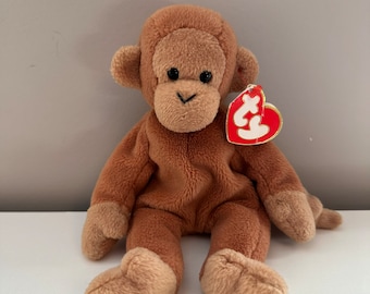 Ty Beanie Baby “Bongo” モンキー - 第3世代 - タグ付き（新品同様では