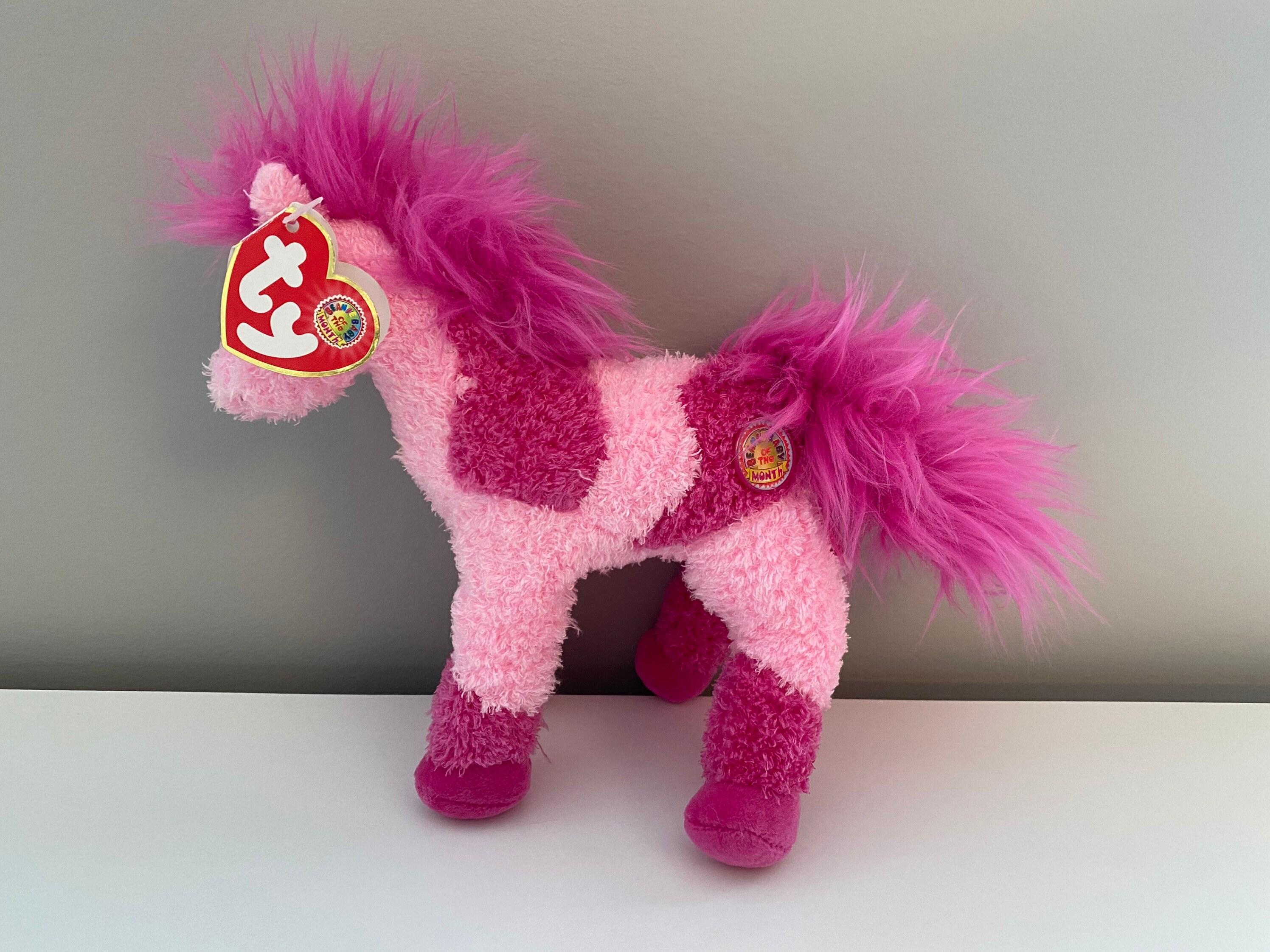 TY Beanie Baby canters the Pink Horse Beanie Baby of the Etsy