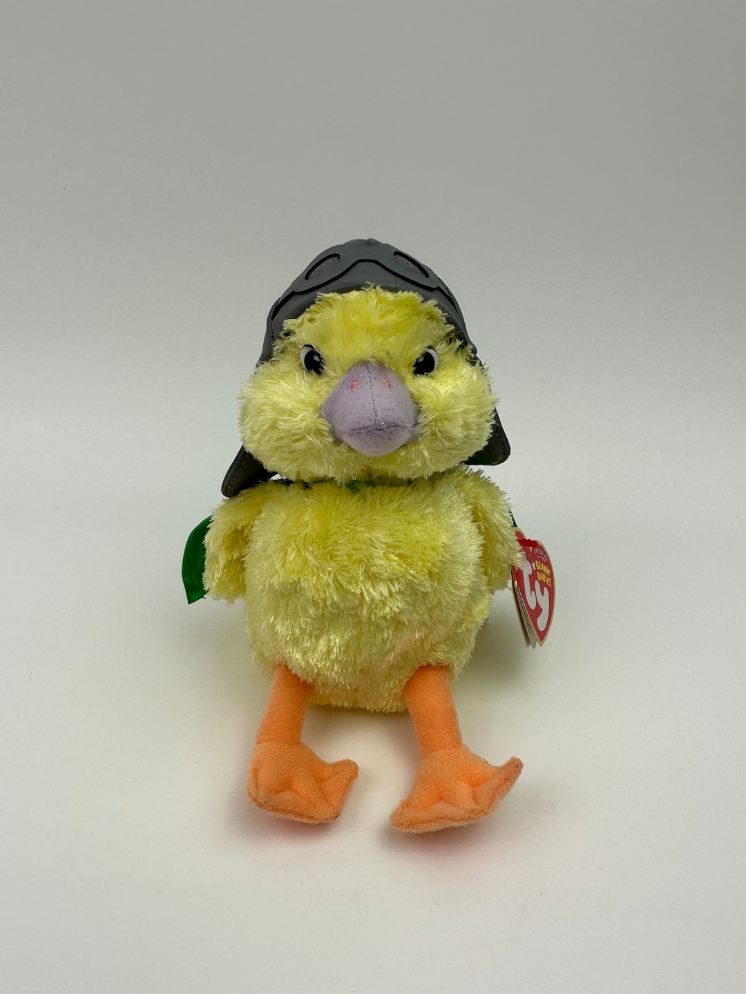 TY Beanie Baby ming Ming the Duck Plush Wearing a Green Cape Etsy