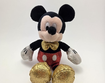 Ty Beanie Baby Disney Sparkle “Mickey Mouse” the Mouse from Disneys Mickey Mouse - No Hang Tag (5 inch)