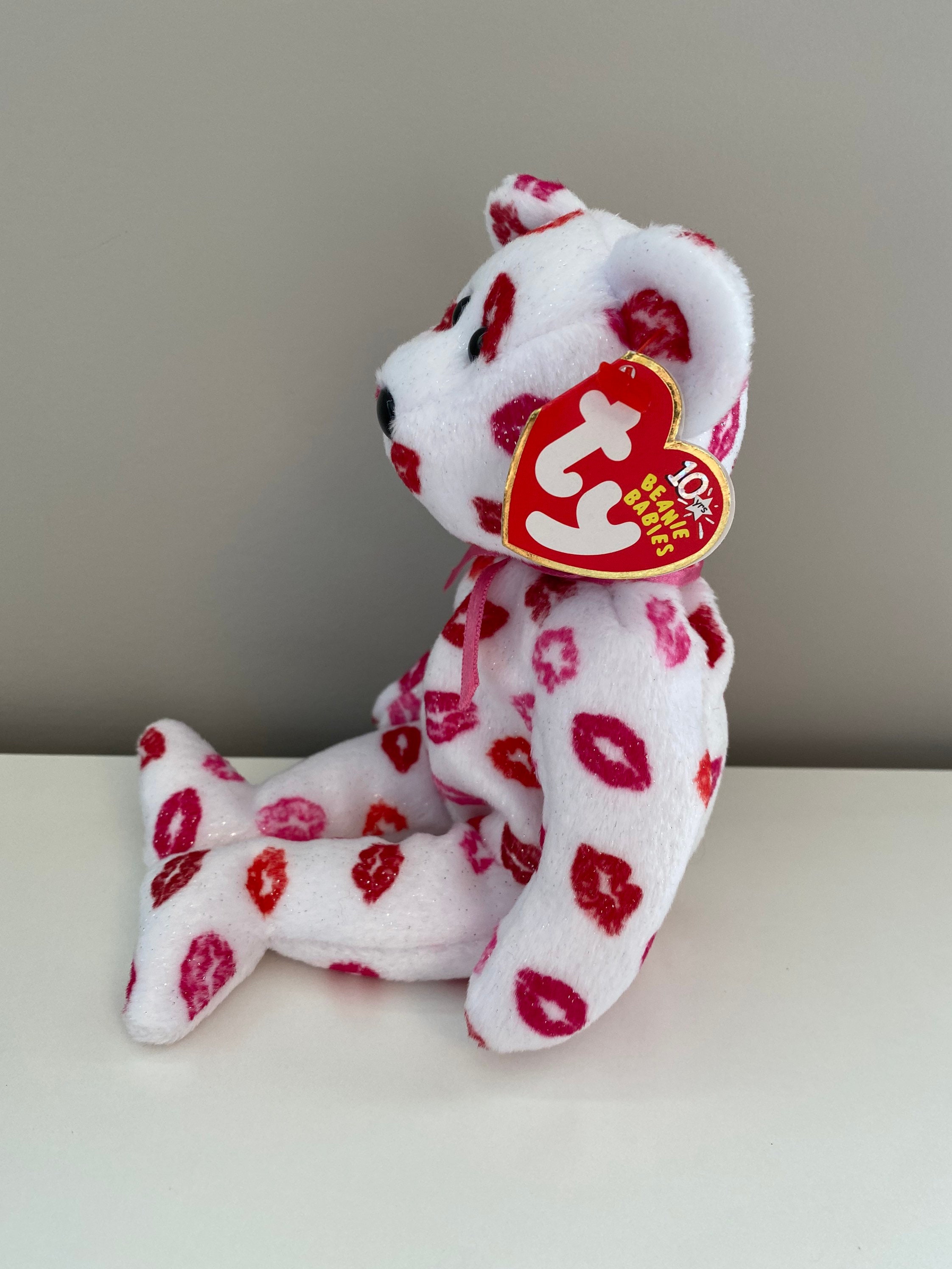 TY Beanie Baby kissy the Love Bear 8.5 Inch Etsy Canada