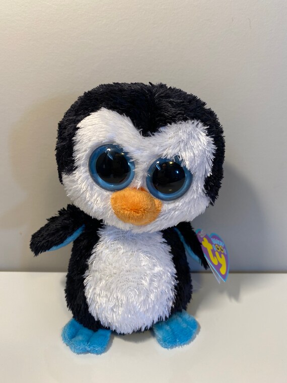 TY Beanie Boo waddles the Penguin First UK Release. One of Seven Original Beanie  Boos rare 6 Inch 