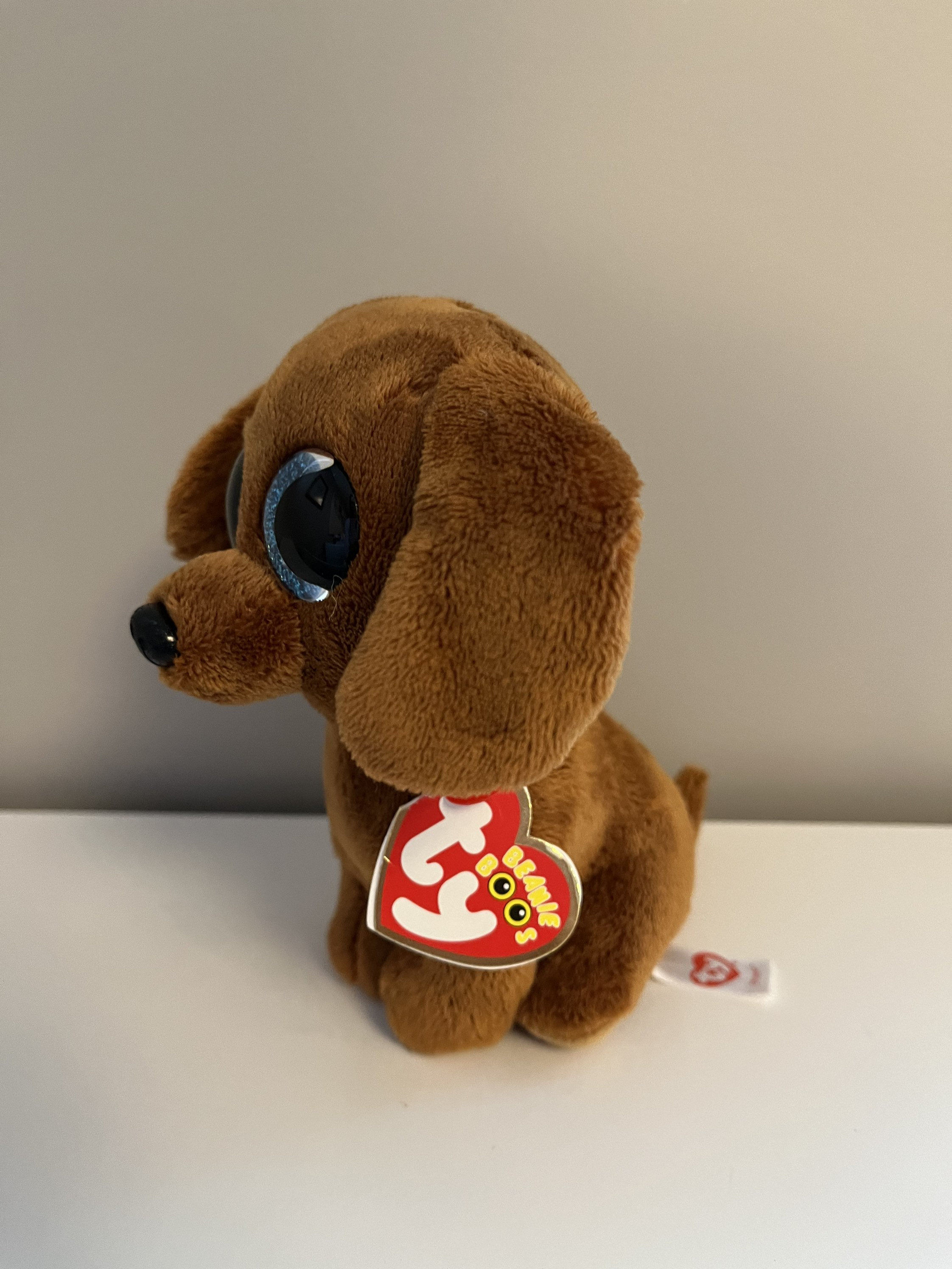 Ty Beanie Boos Dougie The Dachshund Dog With Tags Birthday Dec 20 for sale online 