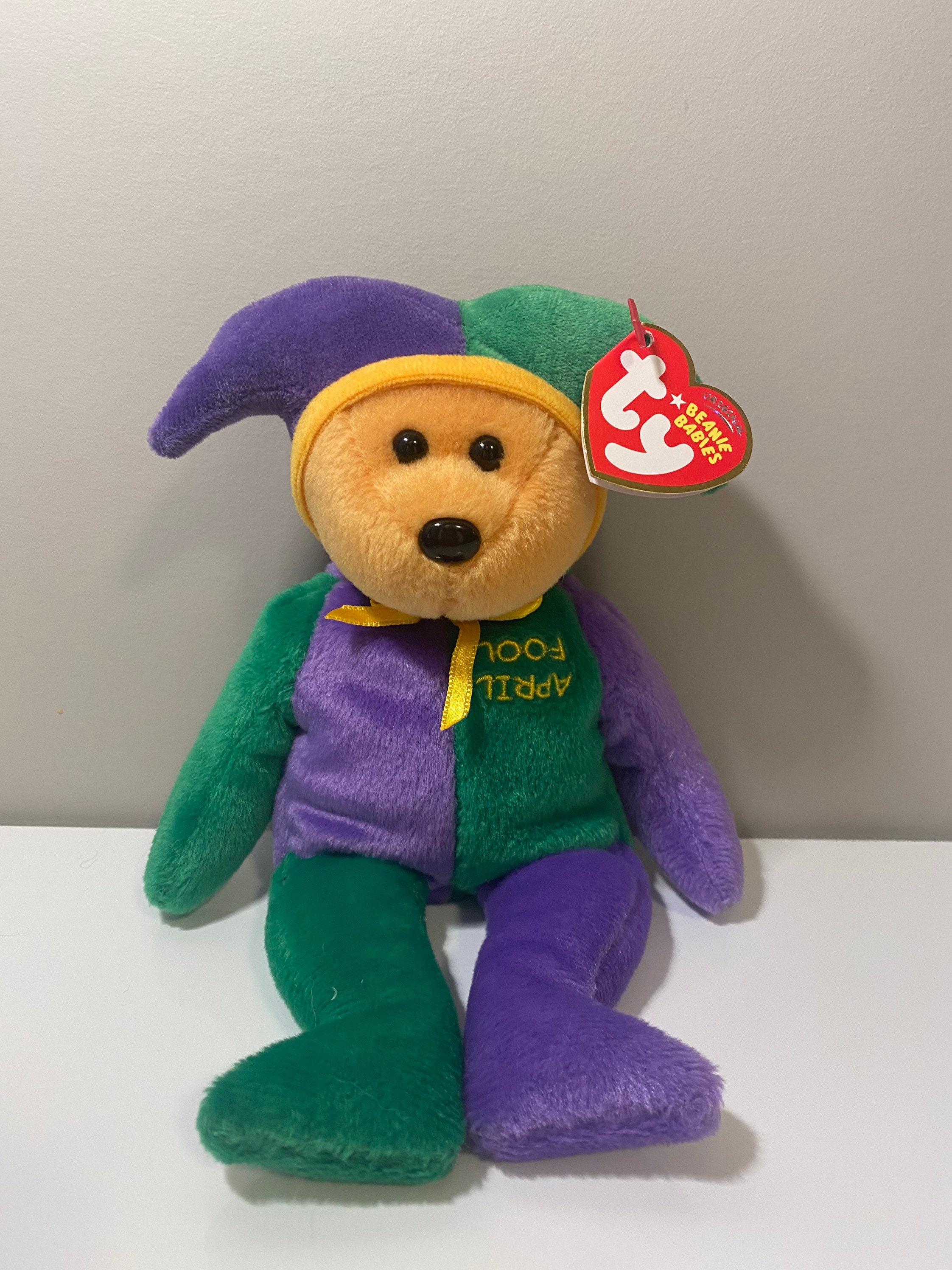 TY Beanie Baby april Fool the April Fools Bear Etsy