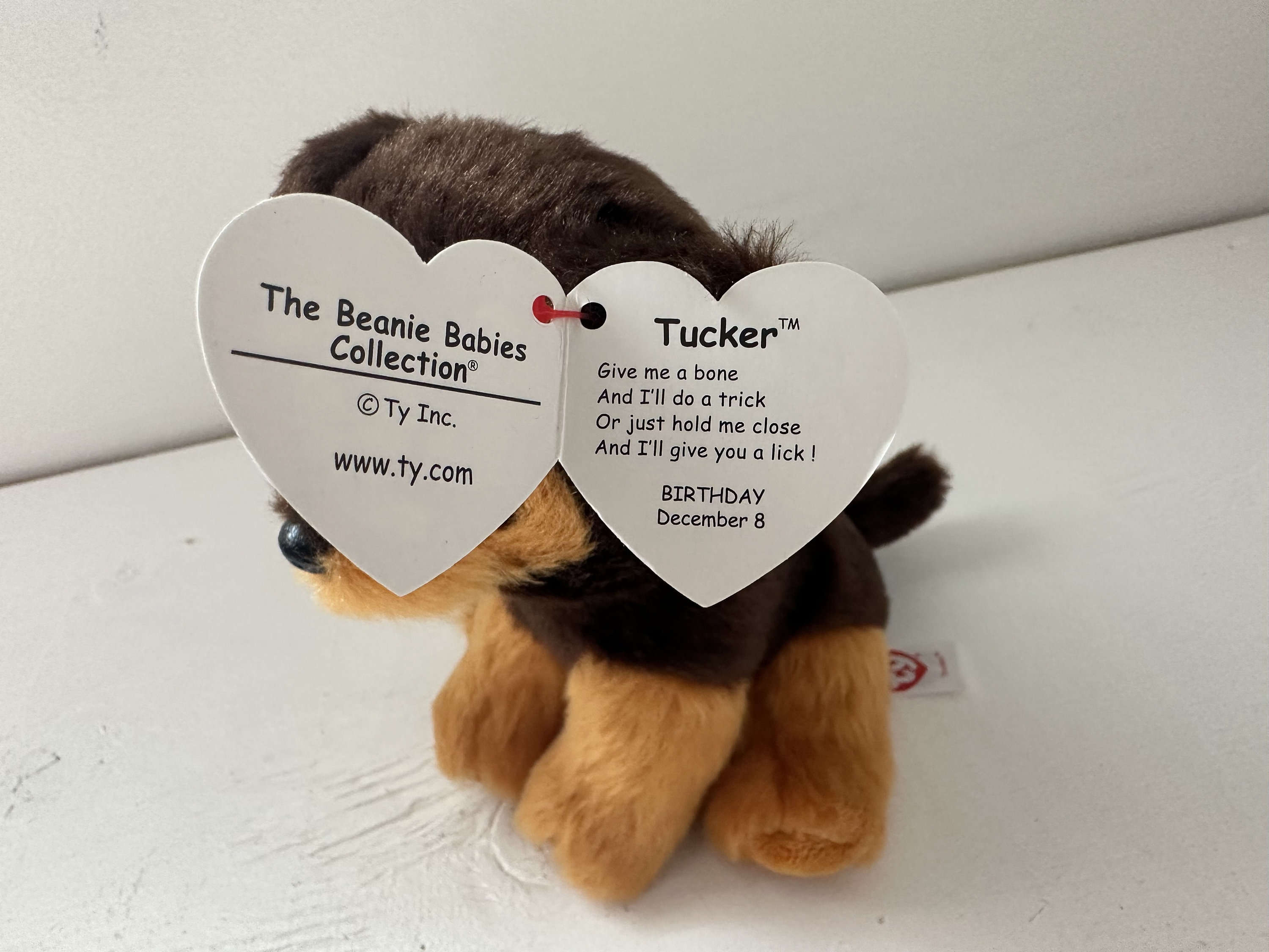 Ty Beanie Baby tucker the German Shepherd Dog rare 6 Inch Etsy Canada