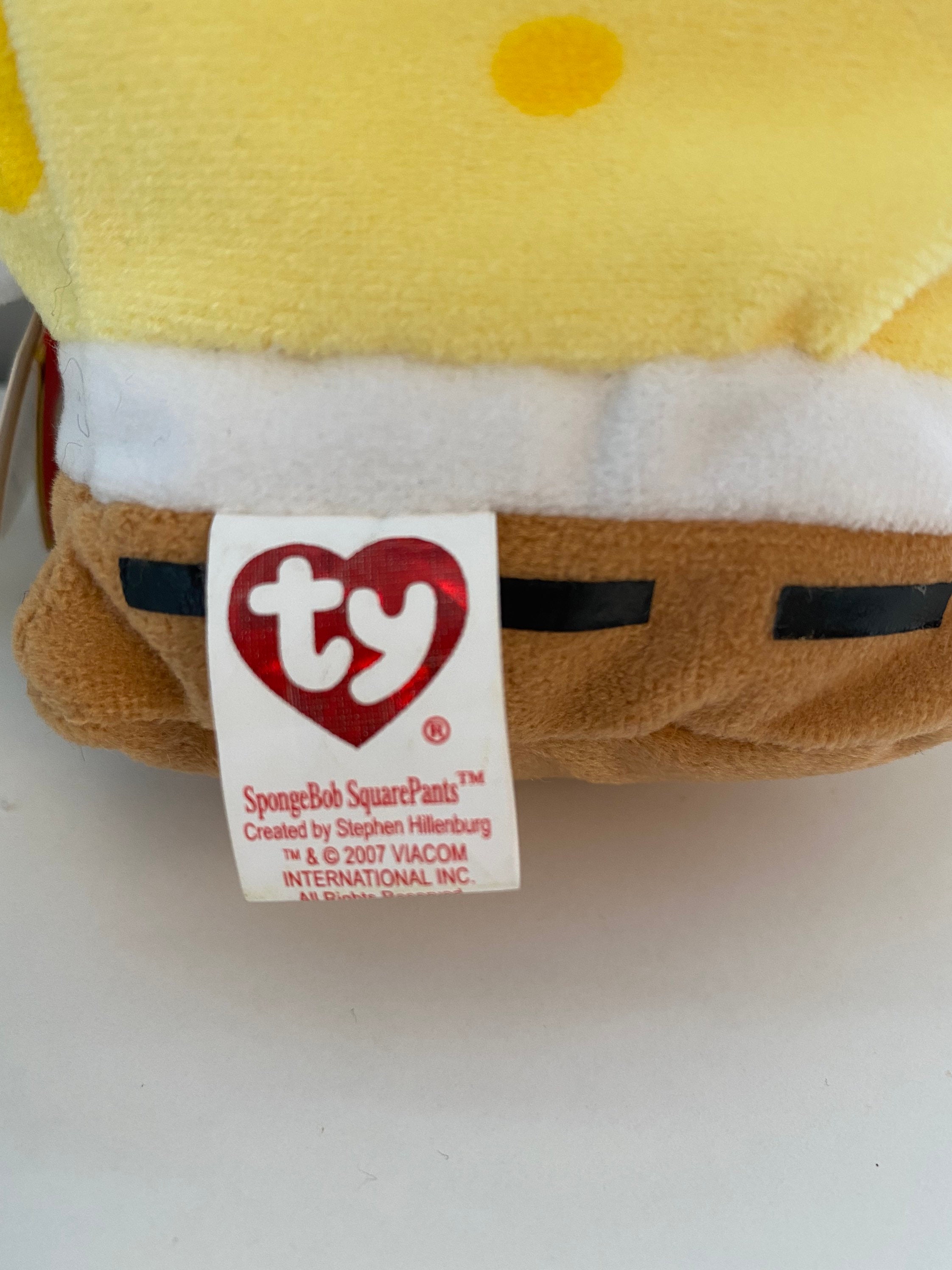 【入手困難】tyビーニーベイビーズ ぬいぐるみ　 スポンジボブパイナップルハウス 入手困難】tyビーニーベイビーズ ぬいぐるみ スポンジボブ