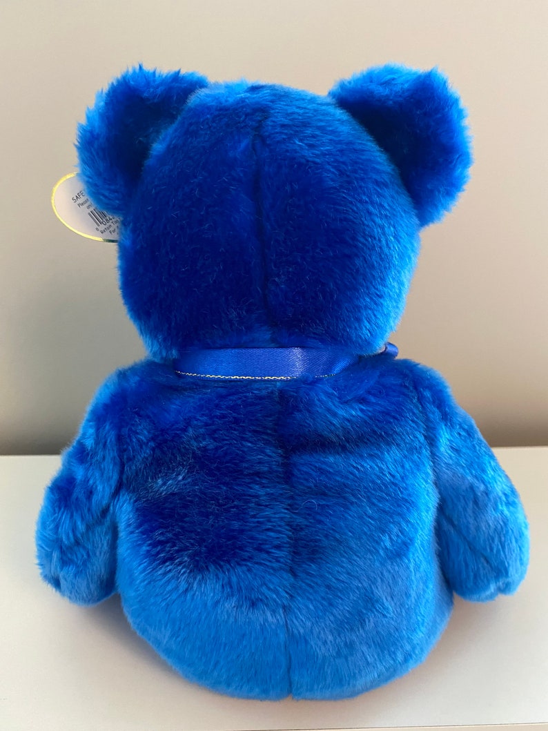 TY Beanie Buddy Vanda the Stunning Royal Blue Bear | Etsy