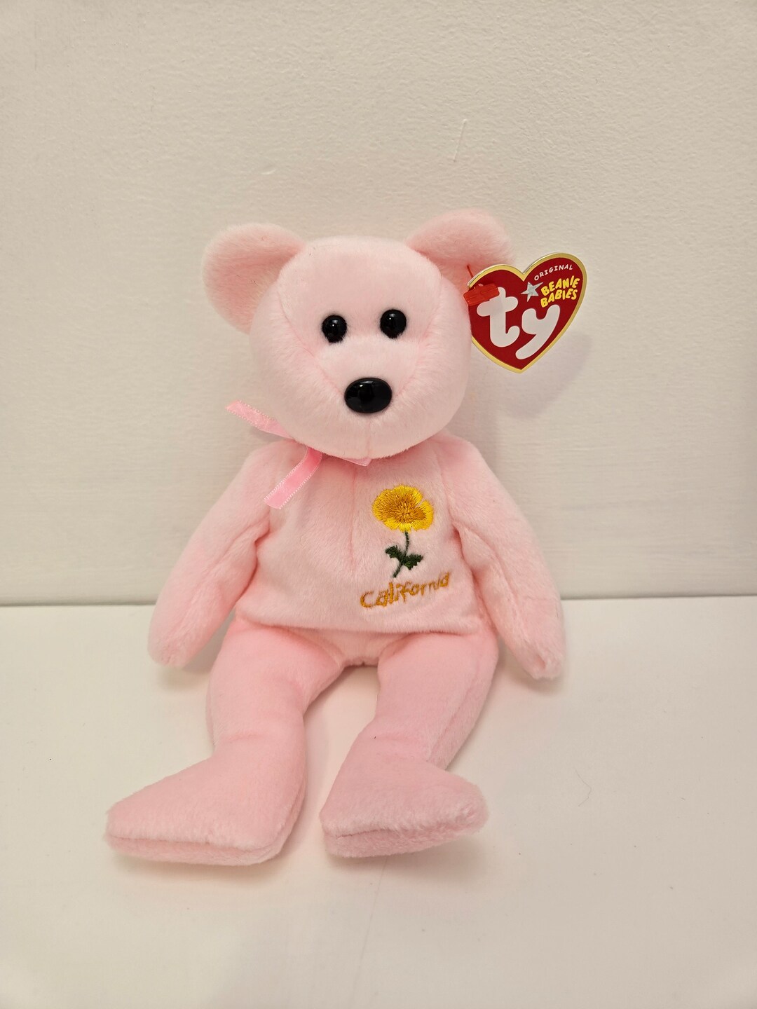 Ty Beanie Baby “california Poppy” the California State Flower Bear