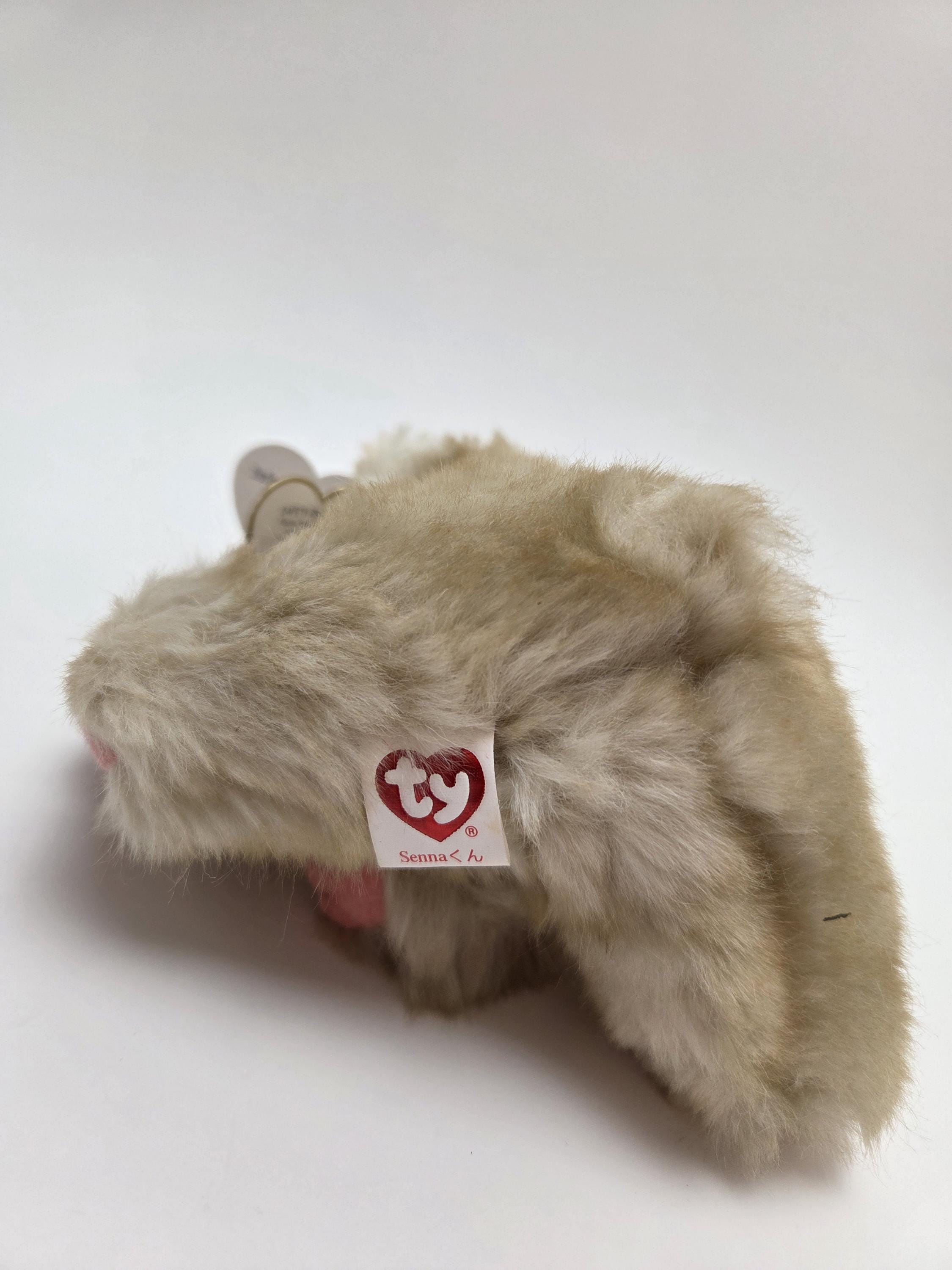 Ty Beanie Baby “senna Kun” Pink Pads Version! Motomachi
