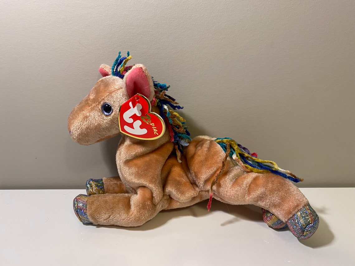 TY Beanie Baby horse Chinese Zodiac 7.5 Inch Etsy