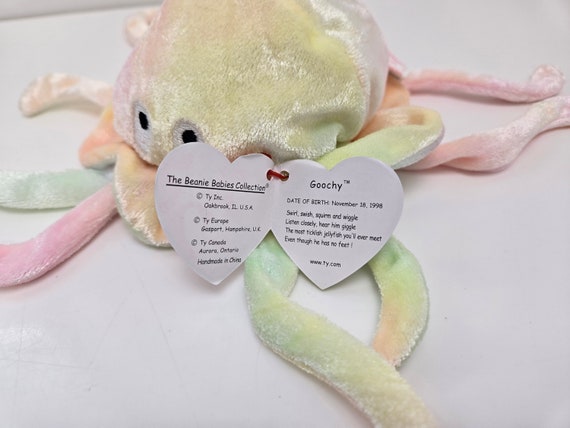 TY Beanie Baby/ビーニーベイビー・ぬいぐるみ・クラゲ・Goochy