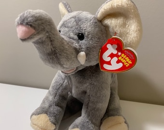 Ty Beanie Baby “Pounder” the Elephant! (7 inch)