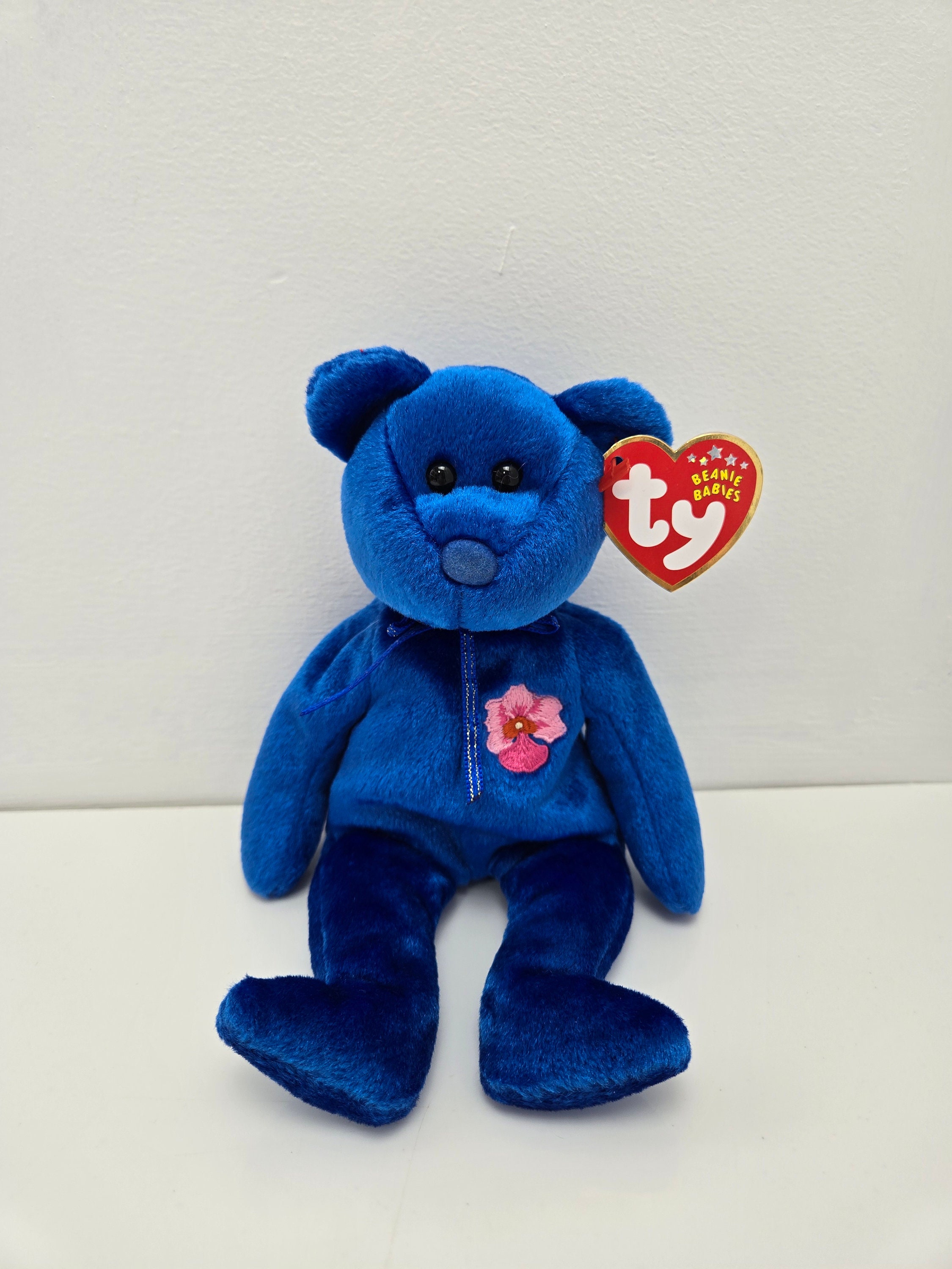 Ty Beanie Baby “vanda” Theroyal Blue Bear - Singapore