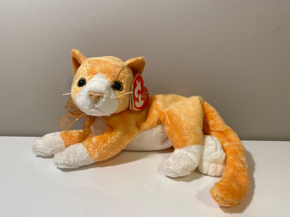 TY Beanie Baby Tabs de Tabby Cat 8 inch Etsy