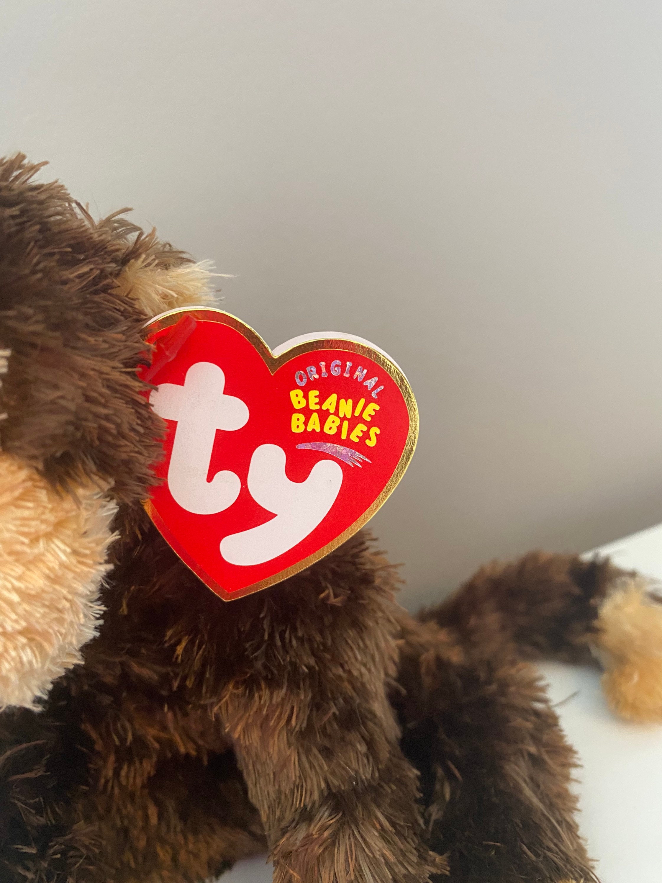 Ty Beanie Baby swinger the Monkey 9 Inch pic image