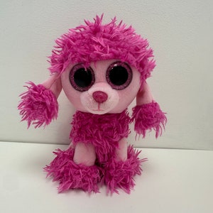 Ty Beanie Boo “Patsy” the Pink Poodle Plush - No Hang Tag (6 inch)