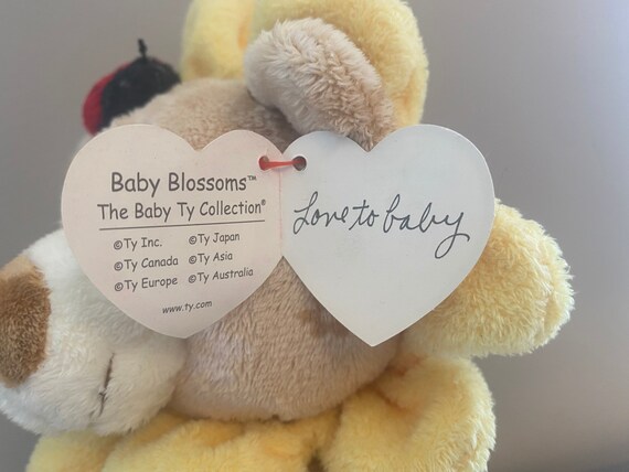 TY Baby Line “baby Blossoms” the Adorable Sunflower Bear With