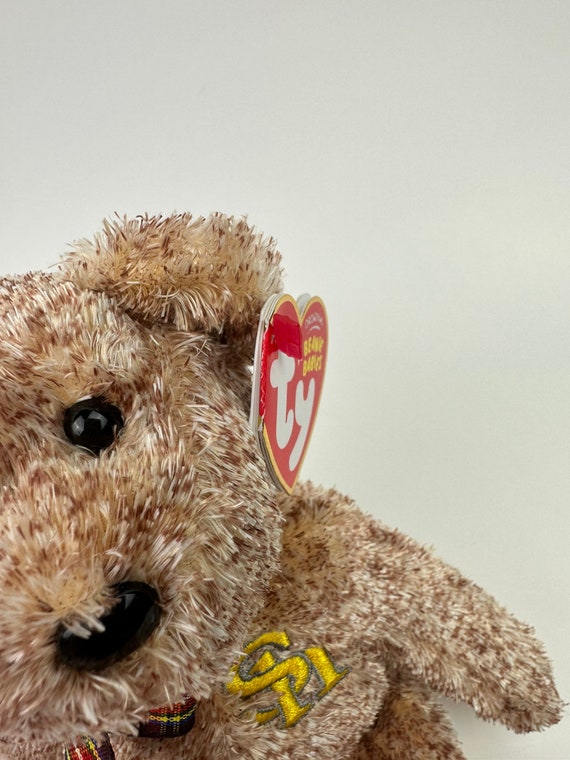 Ty Beanie Babies Hawks 2008年 TY-Beanie-Baby-WHITE-the-Bear-