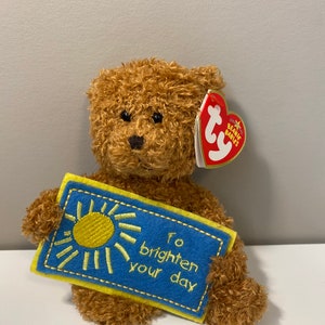 Ty Beanie Baby “To Brighten Your Day” the Bear  - Greetings Collection (5 inch)