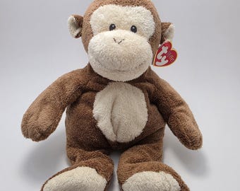 TY Pluffies Collection “Dangles” the Monkey Plush! *Rare* (10 inch)