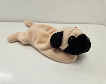 Ty Beanie Baby “Pugsly” the Pug Plush! (8 inch)