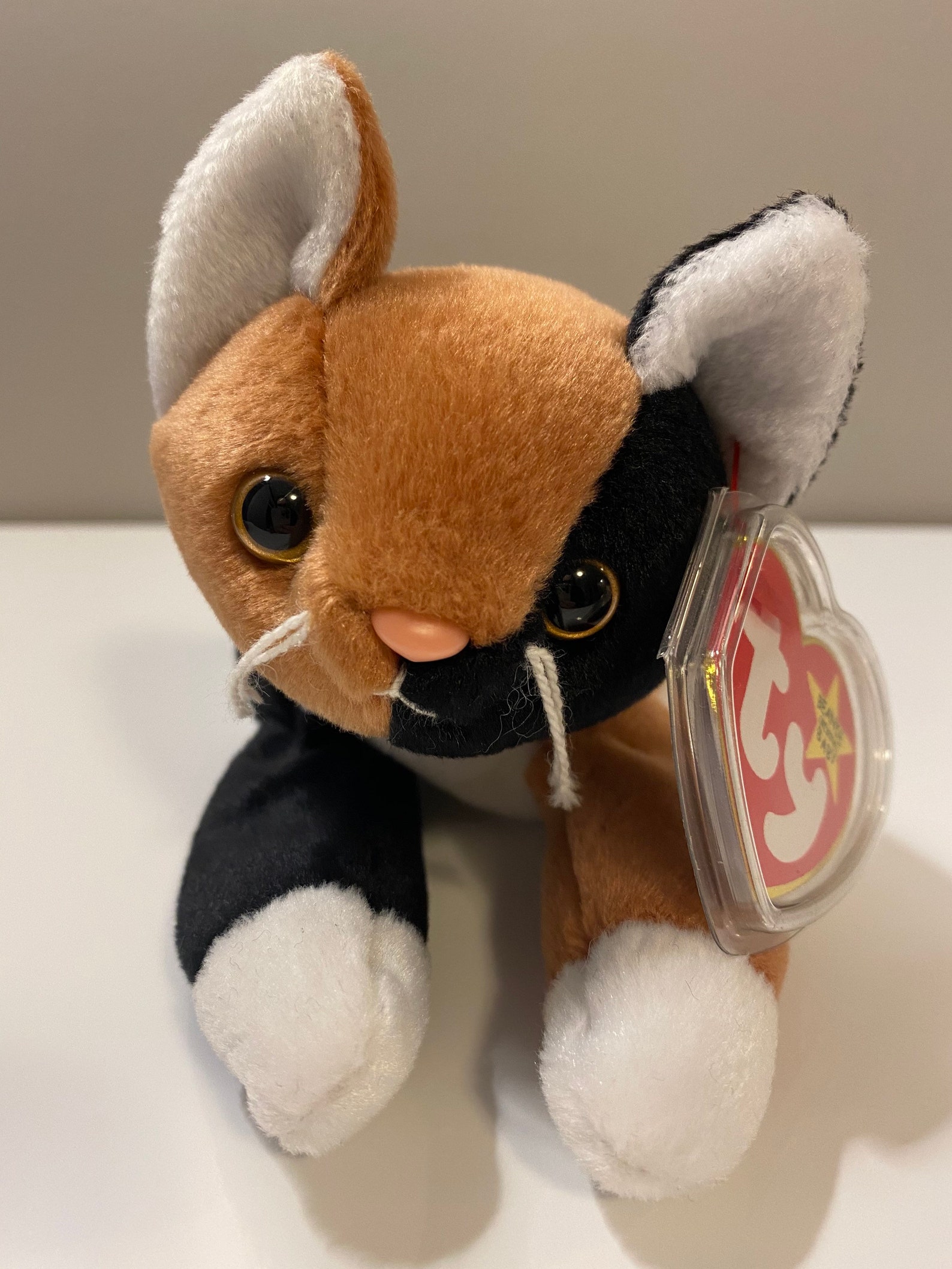 TY Beanie Baby chip the Adorable Calico Cat 8 Inch Etsy