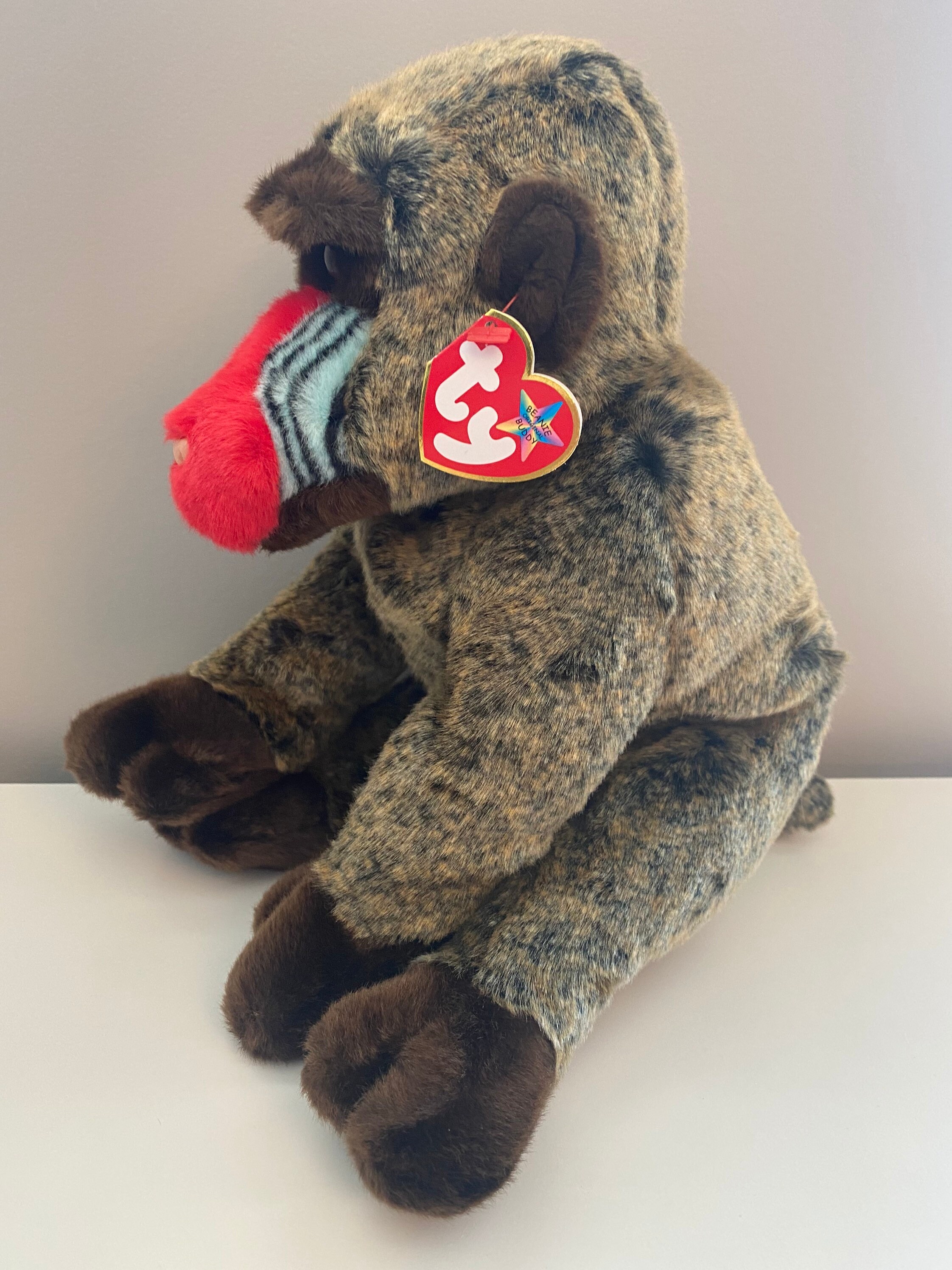 Ty Beanie Boos - WASABI the Baboon (6 Inch) NEW MINT with MINT TAGS Retired Ty Beanie Boos - WASABI the Baboon (6 Inch) NEW MINT with MINT TAGS Retired