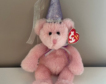 Ty Beanie Baby “Mary” the Pink Princess Bear! Vedes Germany Exclusive! (10 inch)