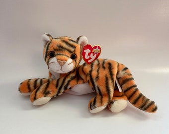 Ty Beanie Baby « India », l'adorable tigre ! (7 pouces)