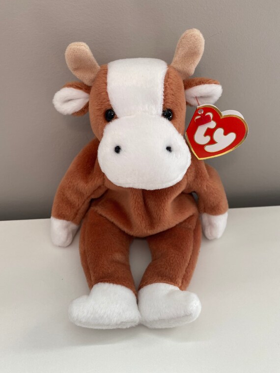 Ty Beanie Babies Bessie The Cow 1995 4th Generation MWMT for sale online Ty Beanie Babies Bessie The Cow 1995 4th Generation MWMT for sale online