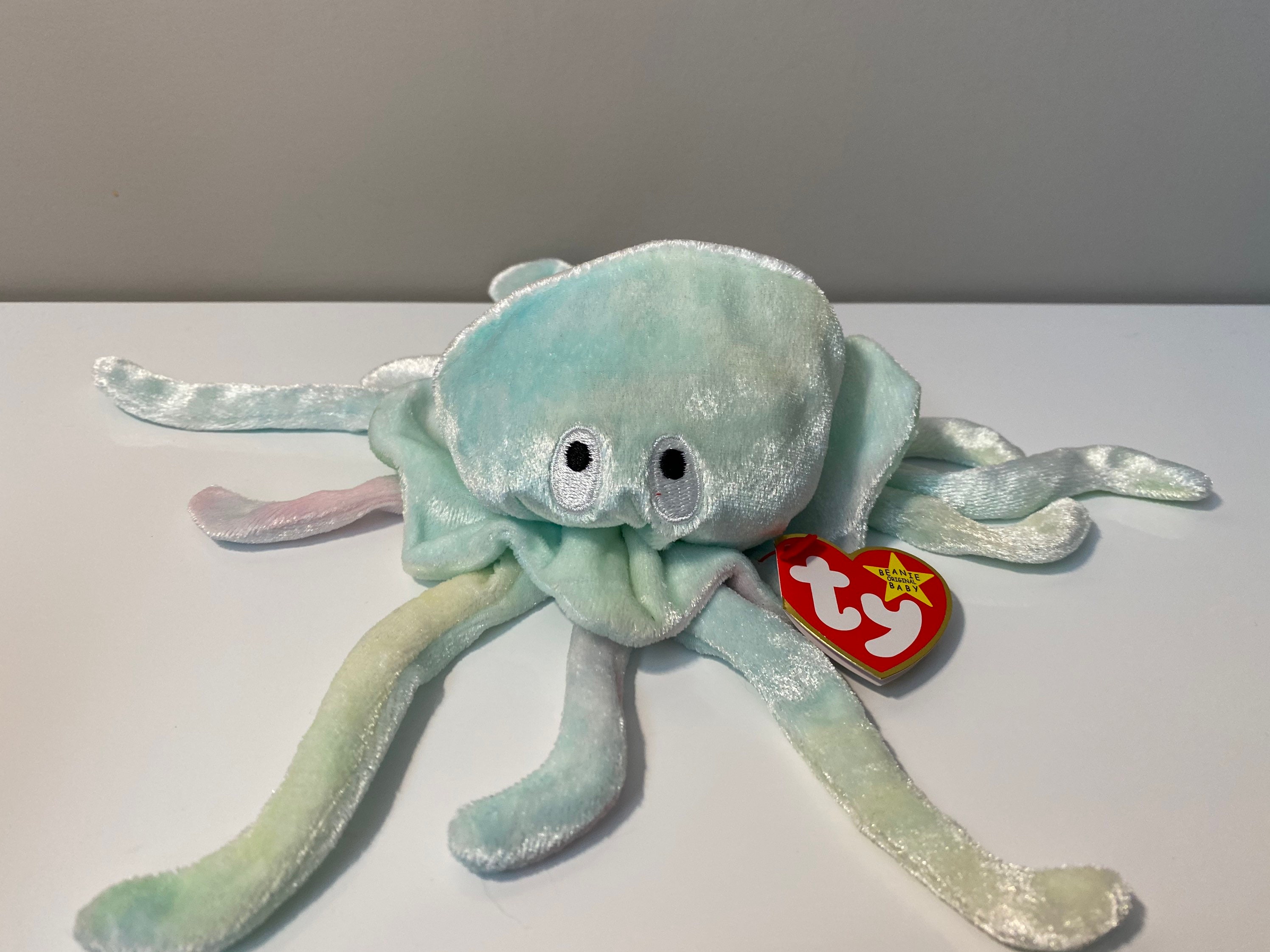 TY Beanie Baby goochy the Jellyfish 7.5 Inch - Etsy