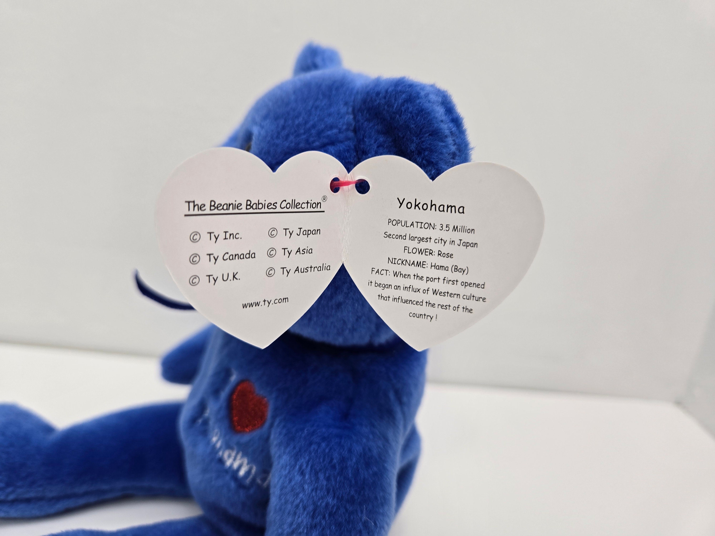 Ty ビーニーベイビー「横浜」I Love Yokohama ベア - 日本限定 (8.5  