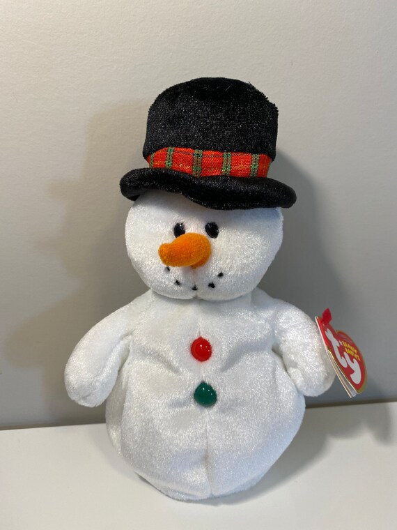 TY Beanie Baby Coolston the Snowman 7 inch | Etsy