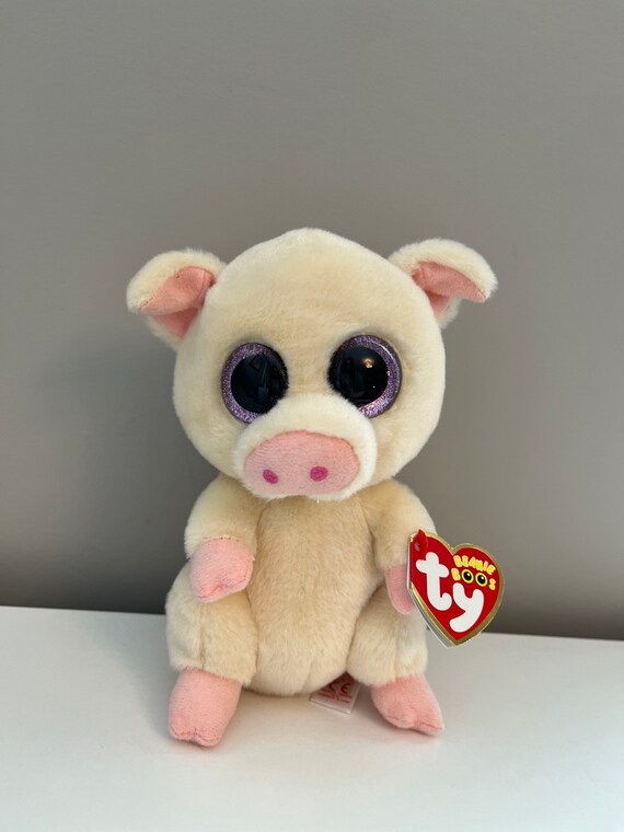 Ty - TY37200 - Beanie Boo's - Peluche Piggley Cochon - 15 cm