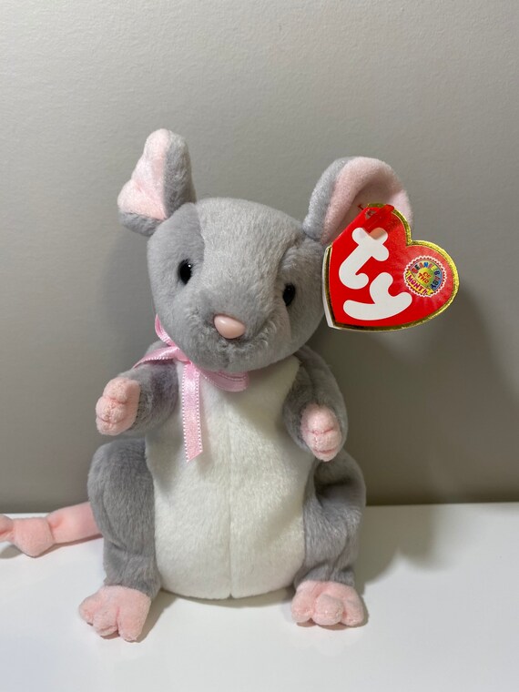 TY Beanie Baby breadcrumbs the Mouse Beanie Baby of the Etsy Canada