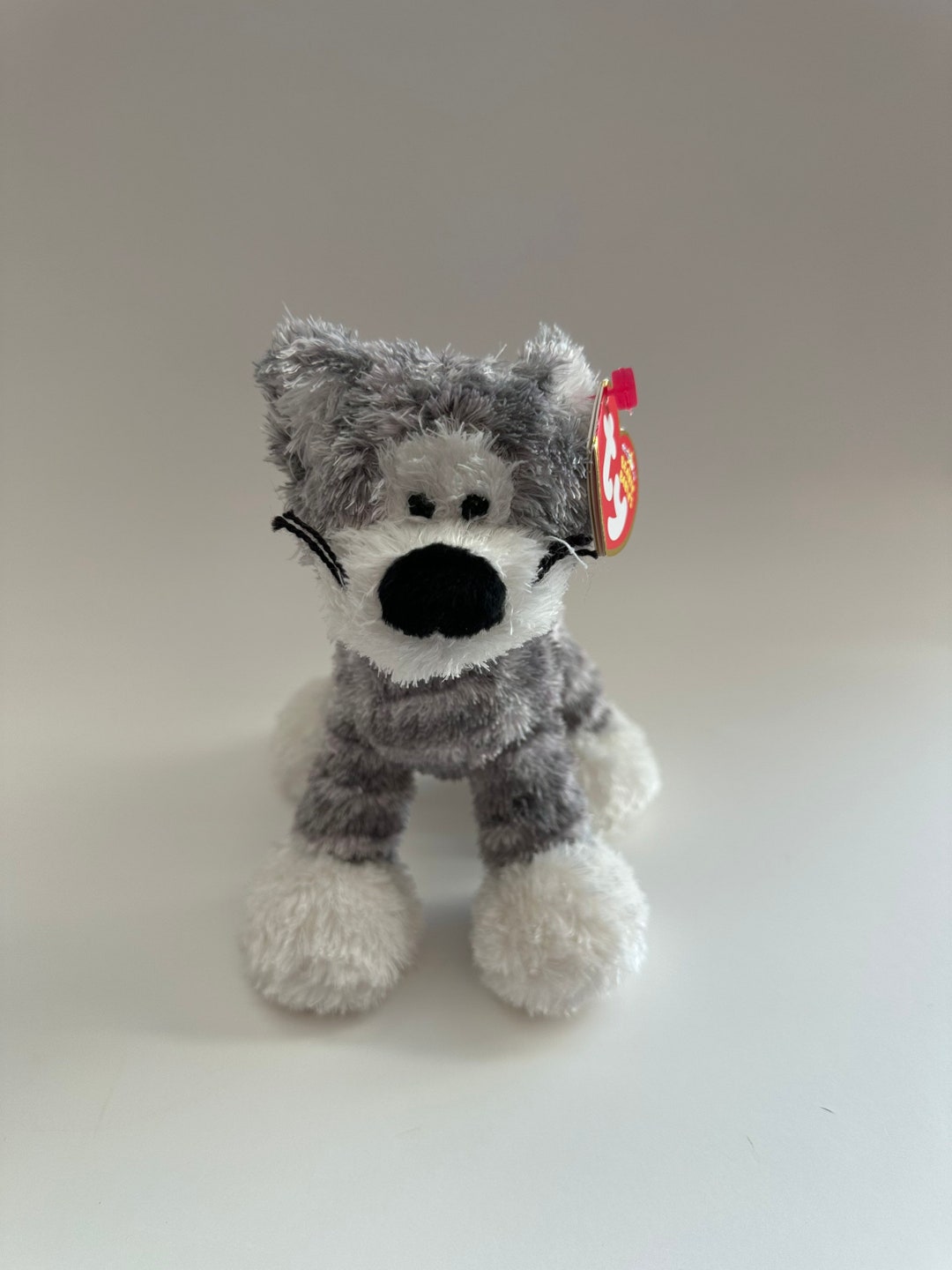 Ty Beanie Baby “catsby” the Grey and White Cat (7 Inch) - Etsy