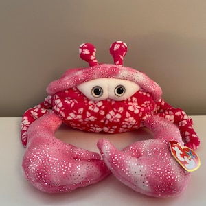 « Sunburst » le crabe rose Ty Beanie Buddy (10 pouces)