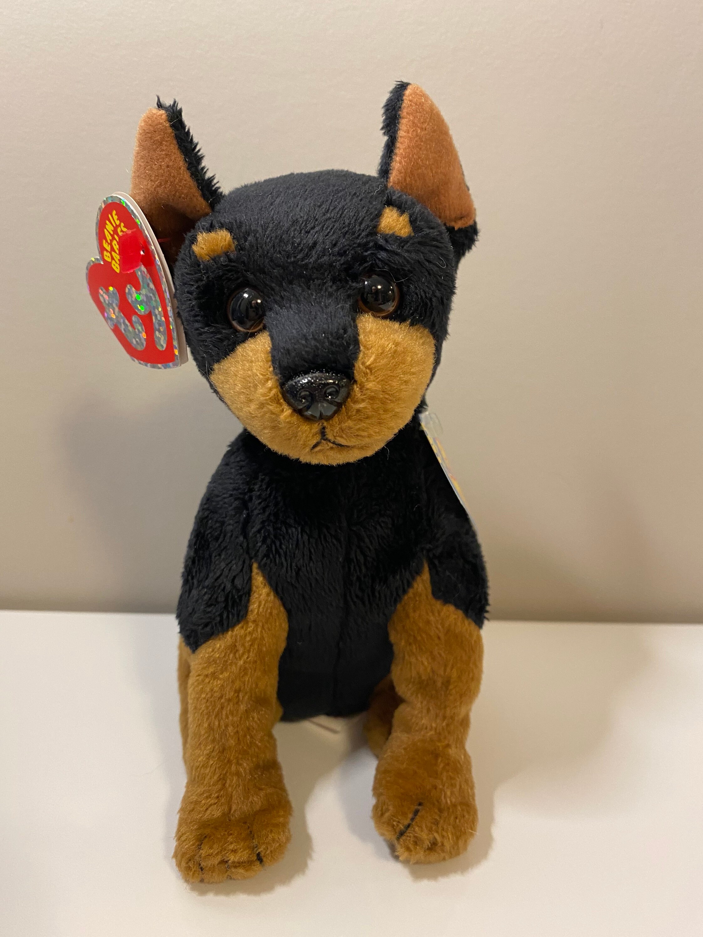 Doberman beanie store baby