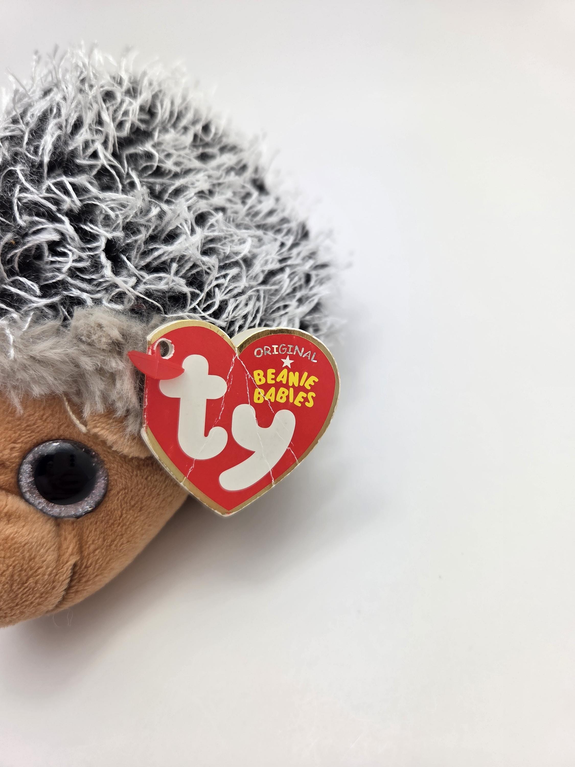 Ty Beanie Baby「スパイク」かわいいハリネズミ - タグなし *レア Ty Beanie Baby「スパイク」かわいいハリネズミ - タグなし *レア