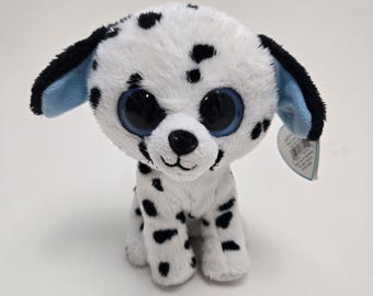 Ty Beanie Boo “Fetch” the Dalmatian with Solid Eyes (6 inch)