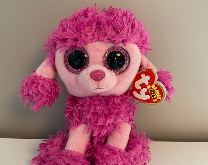 Ty Patsy Ty Beanie Boo “patsy” the Pink Poodle Plush (6 Inch) - Etsy