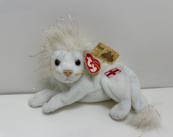 TYシリーズBEANIE BABYとBEANIE BUDDYのライオンぬいぐるみ Ty Beanie Buddy “bushy” the Lion! (9.5 Inch) - Etsy