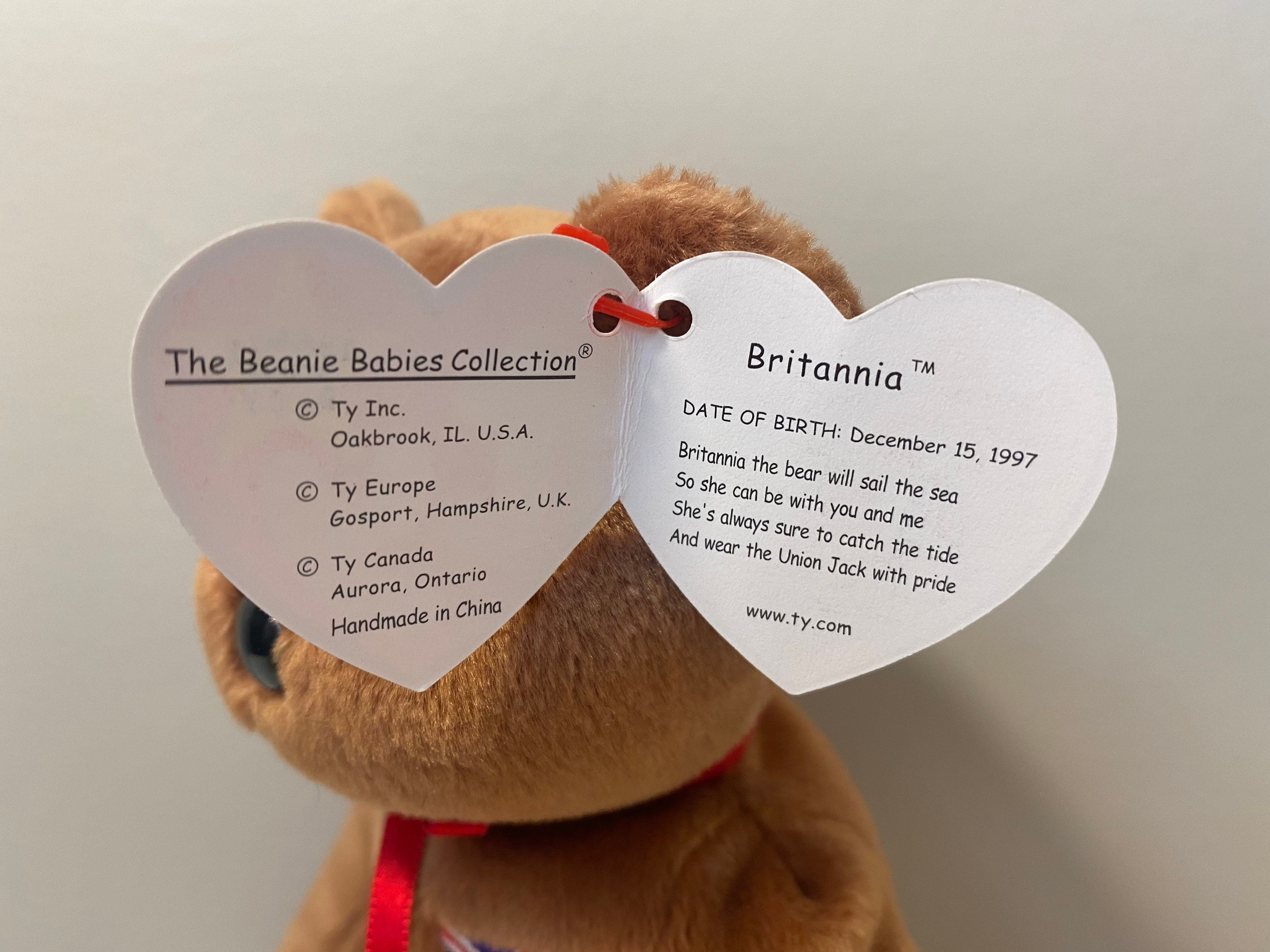 Ty beanie babies cheap britannia the bear
