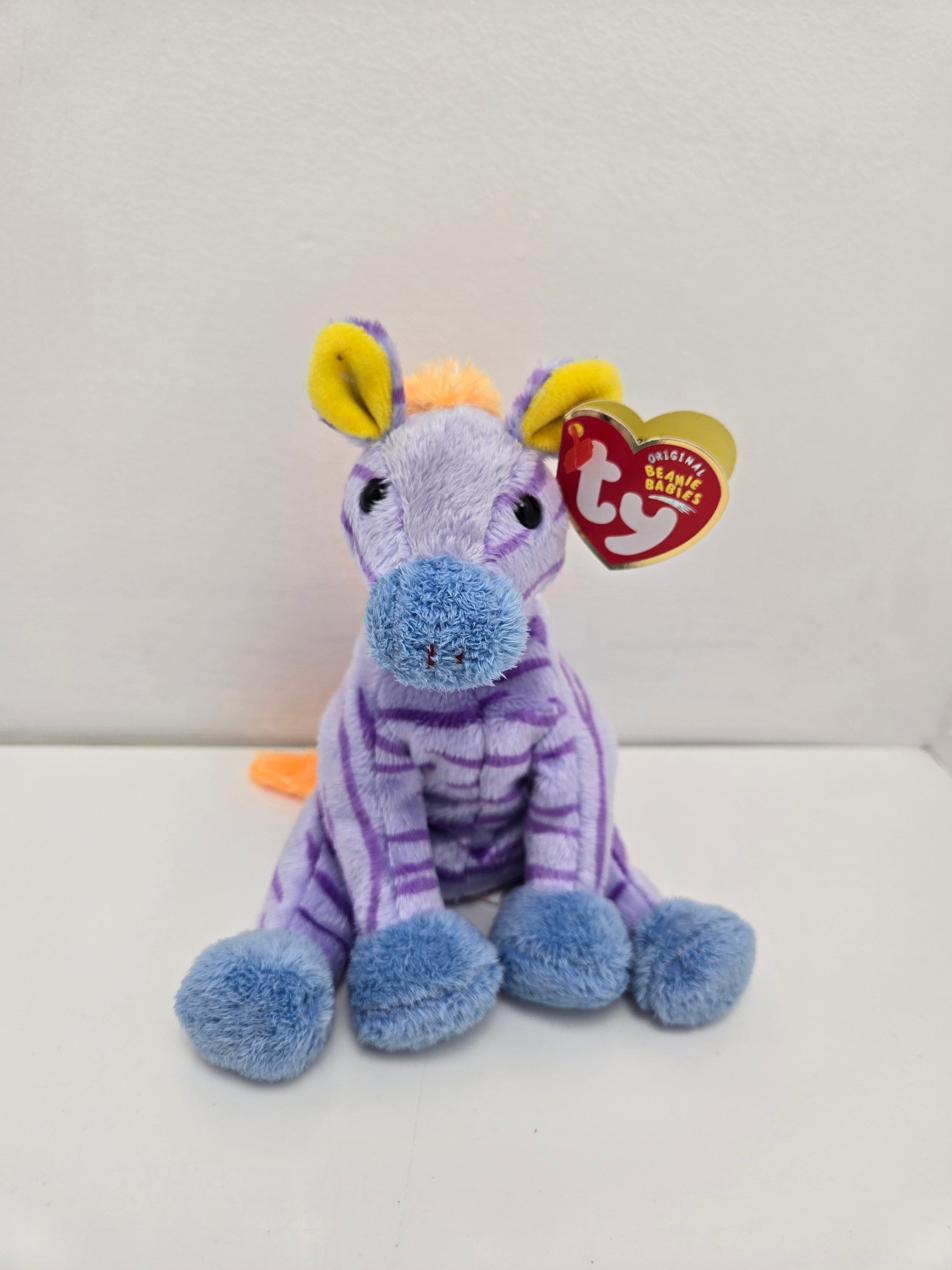 Ty Beanie Baby vegas the Purple Zebra 6.5 Inch Etsy UK