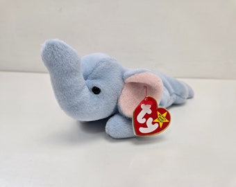 Beanie Mütze Baby Peanut der hellblaue Elefant! (22 cm)